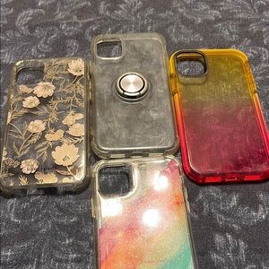 Floral and Gradient Phone Case Set